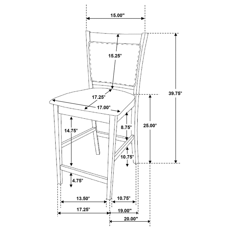 Jaden 5 Pc Counter Height Dining Sets - Town Of Bargains Furniture - NY