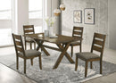 Alston Dining Room Set Knotty Nutmeg and Grey - Town Of Bargains Furniture - NY