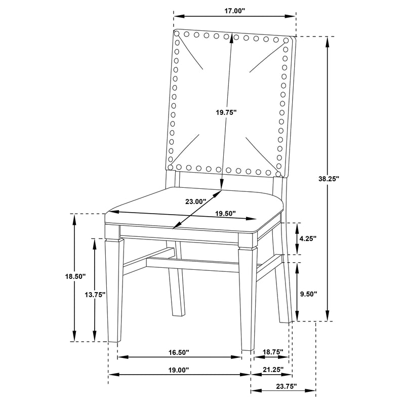 Middleton Side Chairs - Town Of Bargains Furniture - NY
