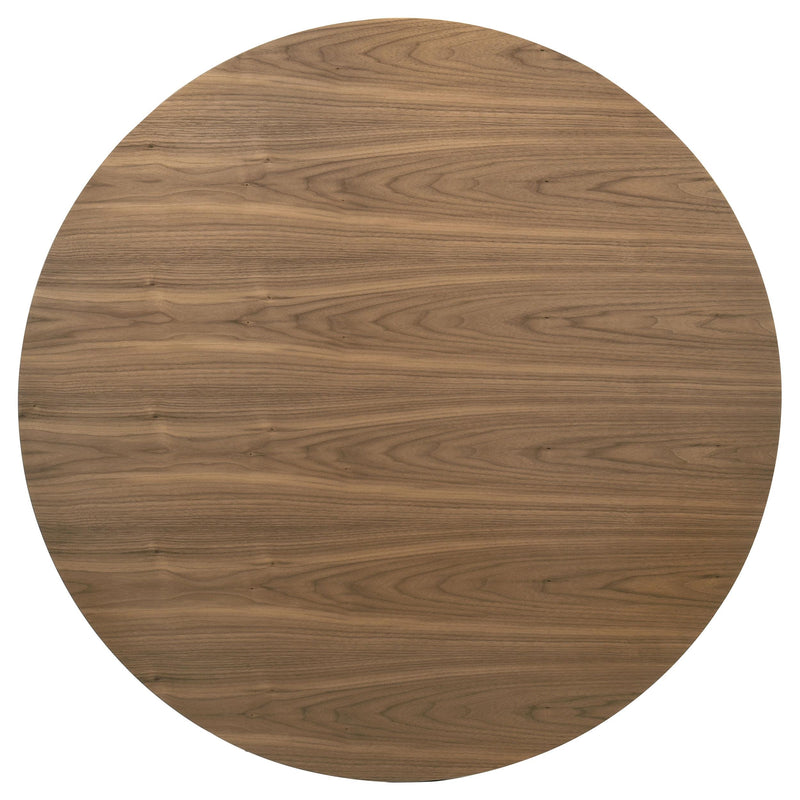 Crestmore 5-piece 46-inch Round Wood Dining Table Set Walnut - Town Of Bargains Furniture - NY