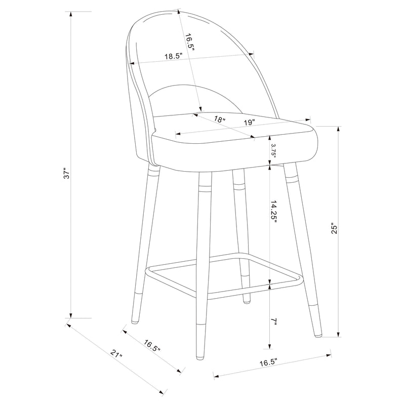 Ellie 5 Pc Counter Height Dining Sets - Town Of Bargains Furniture - NY