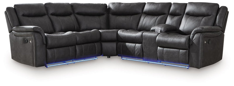 Sultan Meadow Reclining Sectional - Town Of Bargains Furniture - NY