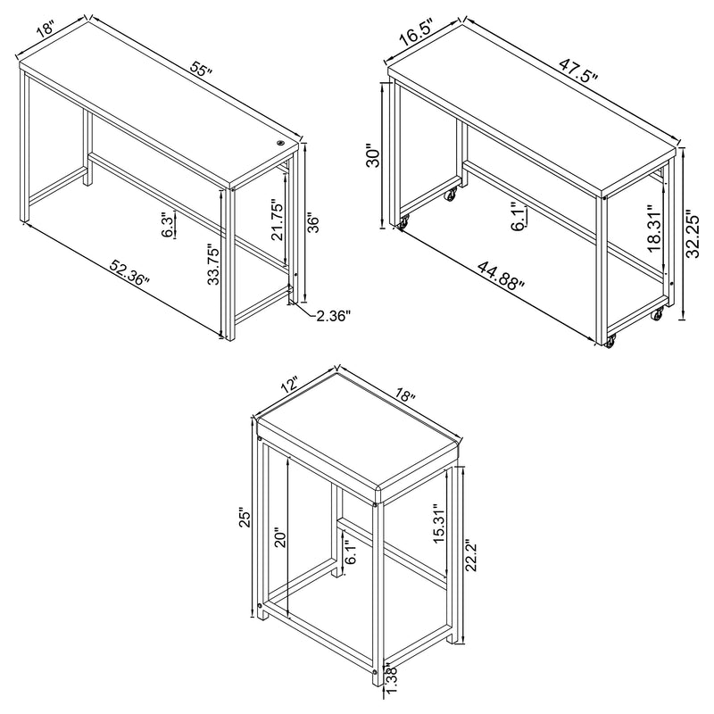Hawes 4 Pc Counter Height Dining Set - Town Of Bargains Furniture - NY