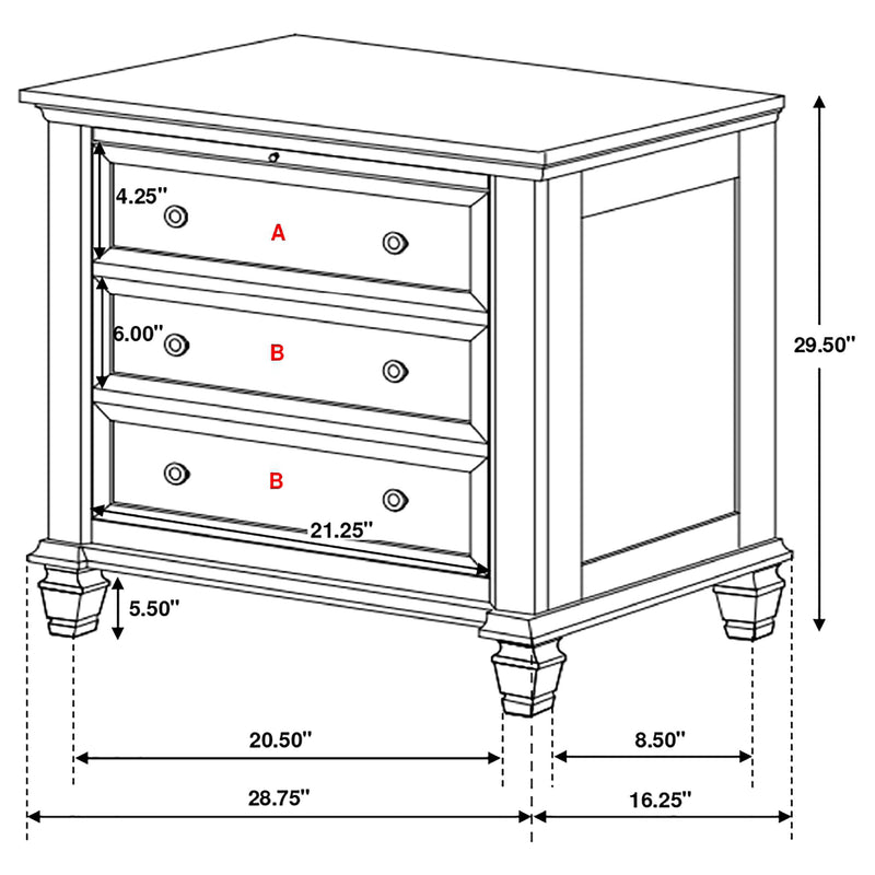 Sandy Beach 4 & 5 Piece Pc Bedroom Set Cal.King & E.King - Town Of Bargains Furniture - NY