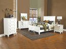 Sandy Beach Bedroom Set with High Headboard - Town Of Bargains Furniture - NY