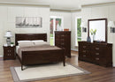 Louis Philippe Panel Bedroom Set with High Headboard - Town Of Bargains Furniture - NY
