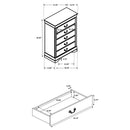 Louis Philippe 4 & 5 Piece Panel Bedroom Set with High Headboard E.king & Full - Town Of Bargains Furniture - NY