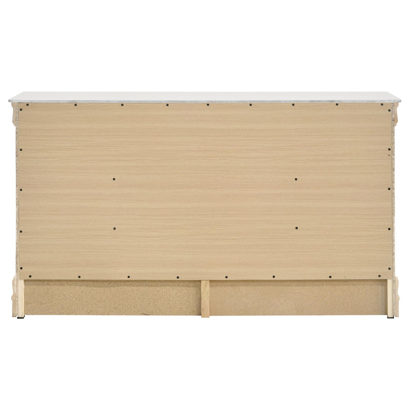 Louis Philippe 6-drawer Dresser White - Town Of Bargains Furniture - NY