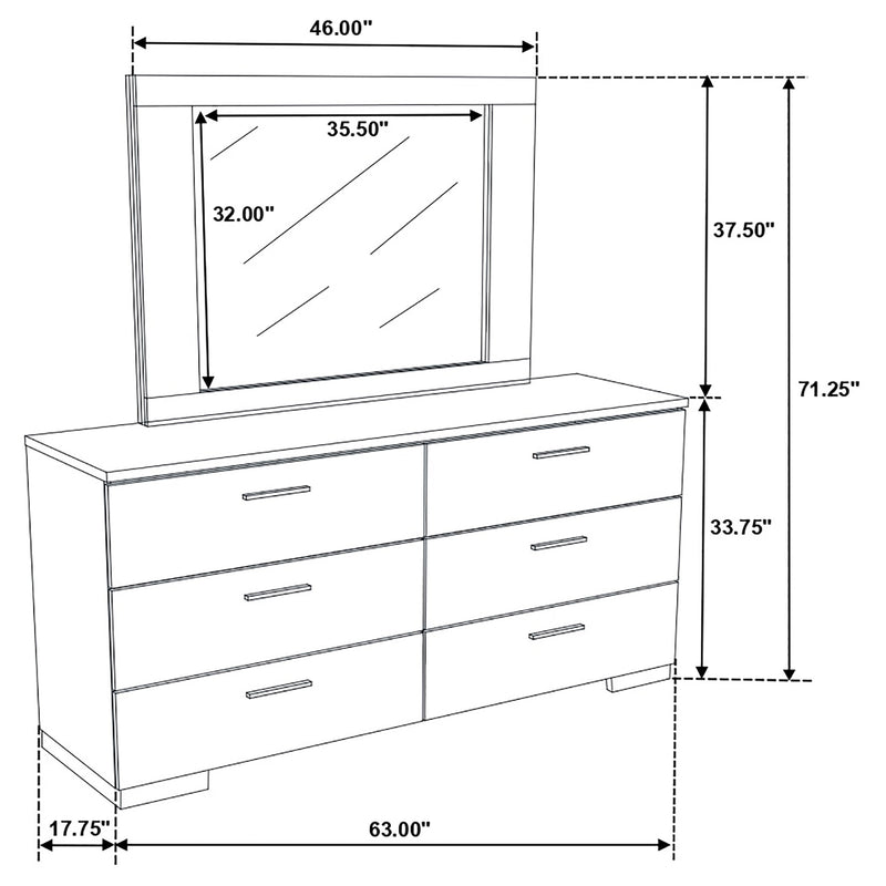 Felicity Dresser With Mirror