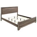 Kauffman California King, E.king, & Queen Panel Bed Washed Taupe - Town Of Bargains Furniture - NY