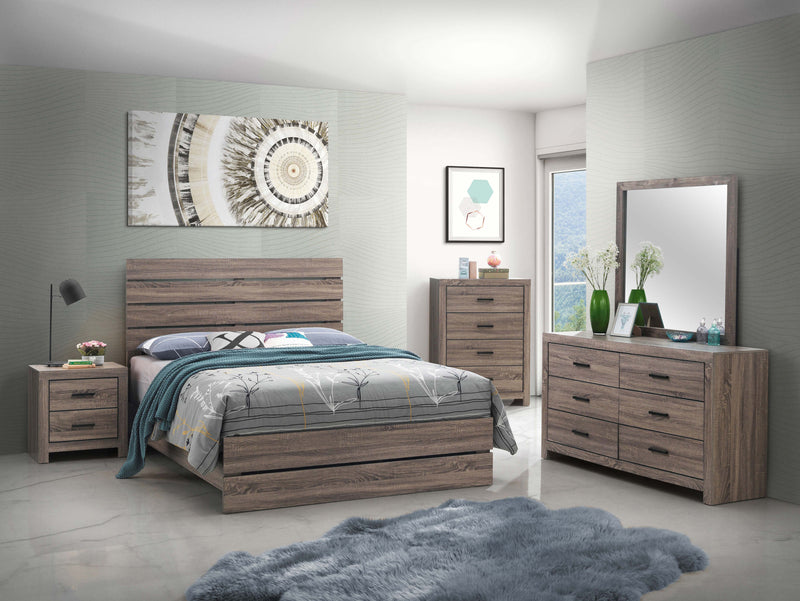 Brantford Wood Storage Panel Bed