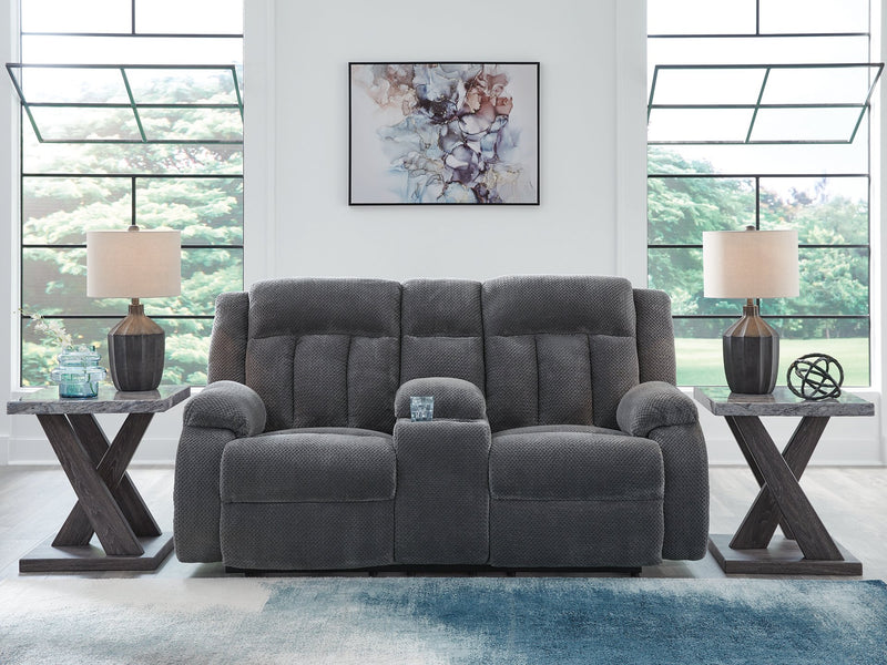 Observation Power Reclining Loveseat with Console - Town Of Bargains Furniture - NY