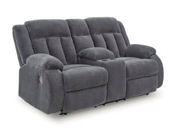 Observation Power Reclining Loveseat with Console - Town Of Bargains Furniture - NY