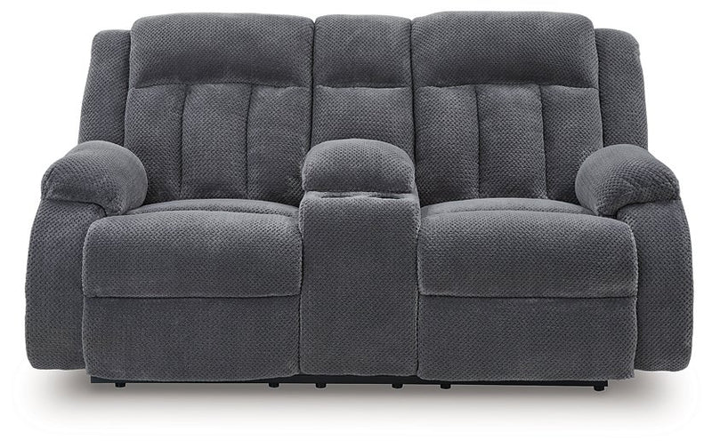 Observation Power Reclining Loveseat with Console - Town Of Bargains Furniture - NY