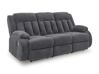 Observation Power Reclining Sofa with Drop Down Table - Town Of Bargains Furniture - NY
