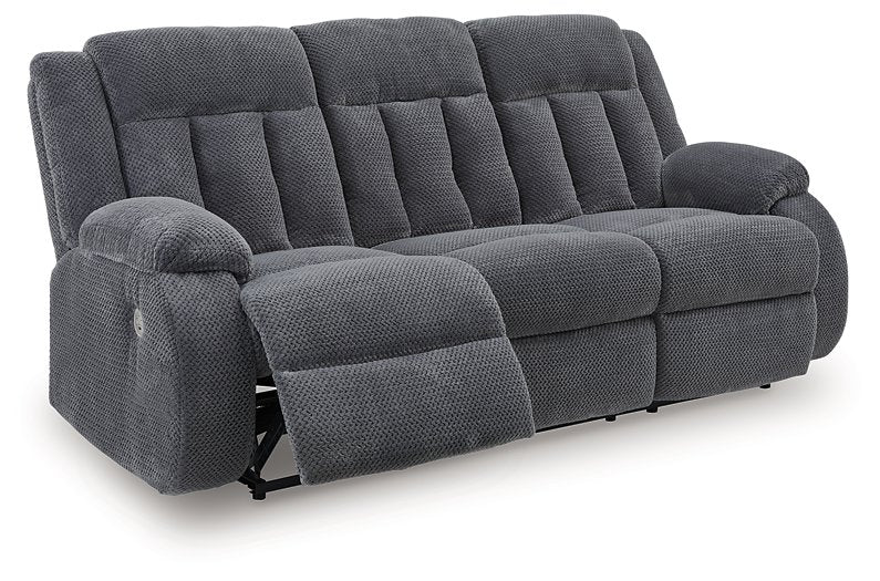 Observation Power Reclining Sofa with Drop Down Table - Town Of Bargains Furniture - NY
