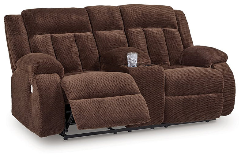Observation Power Reclining Loveseat with Console - Town Of Bargains Furniture - NY
