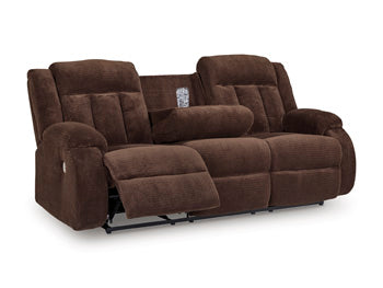 Observation Power Reclining Sofa with Drop Down Table - Town Of Bargains Furniture - NY