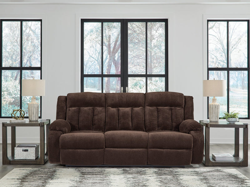 Observation Power Reclining Sofa with Drop Down Table - Town Of Bargains Furniture - NY
