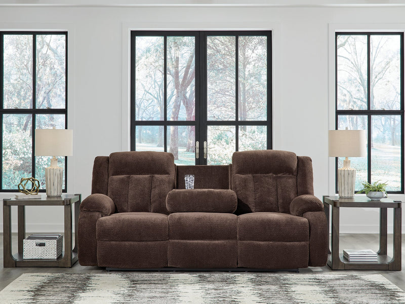 Observation Power Reclining Sofa with Drop Down Table - Town Of Bargains Furniture - NY