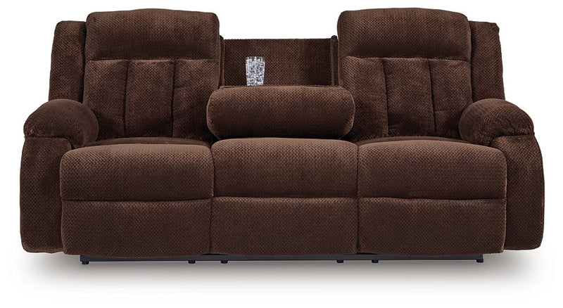 Observation Power Reclining Sofa with Drop Down Table - Town Of Bargains Furniture - NY