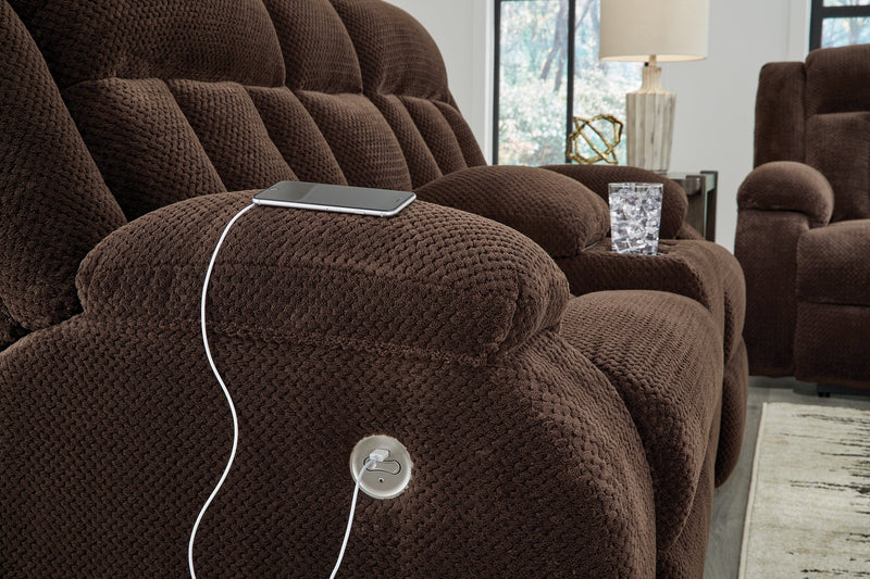 Observation Power Reclining Loveseat with Console - Town Of Bargains Furniture - NY