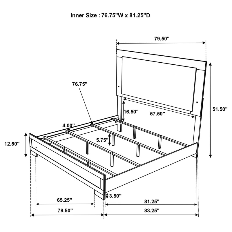 Hyland Eastern King & Queen Bed - Town Of Bargains Furniture - NY
