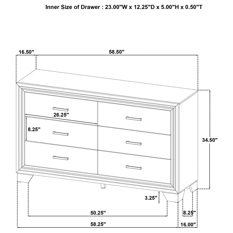 Wright 4 Pc & 5 Pc Bedroom Set - Town Of Bargains Furniture - NY
