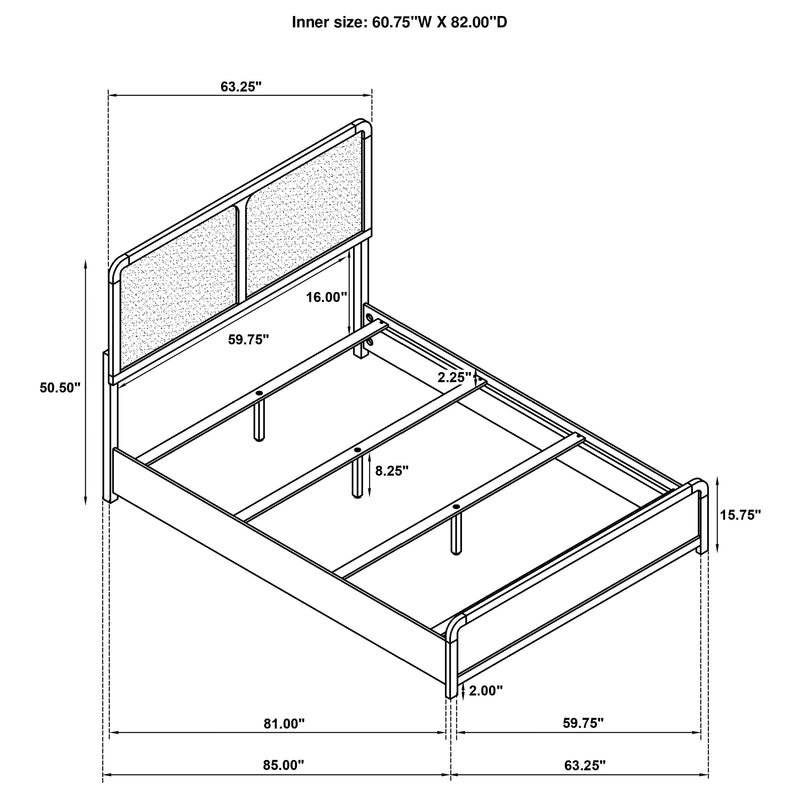Cavelle Eastern King & Queen Bed - Town Of Bargains Furniture - NY