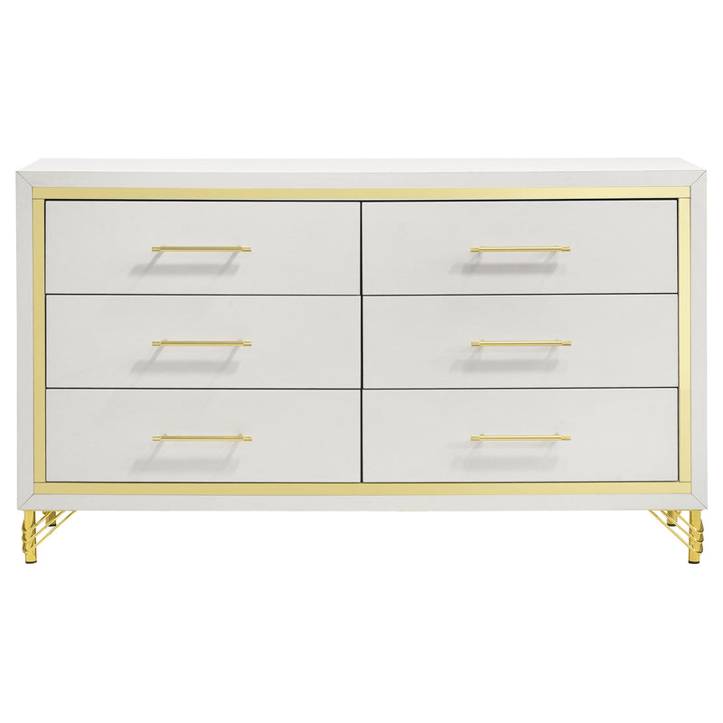 Lucia 4 & 5 Piece Bedroom Set King & Queen Beige & Grey - Town Of Bargains Furniture - NY