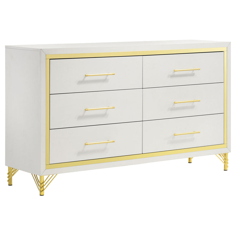 Lucia 4 & 5 Piece Bedroom Set King & Queen Beige & Grey - Town Of Bargains Furniture - NY