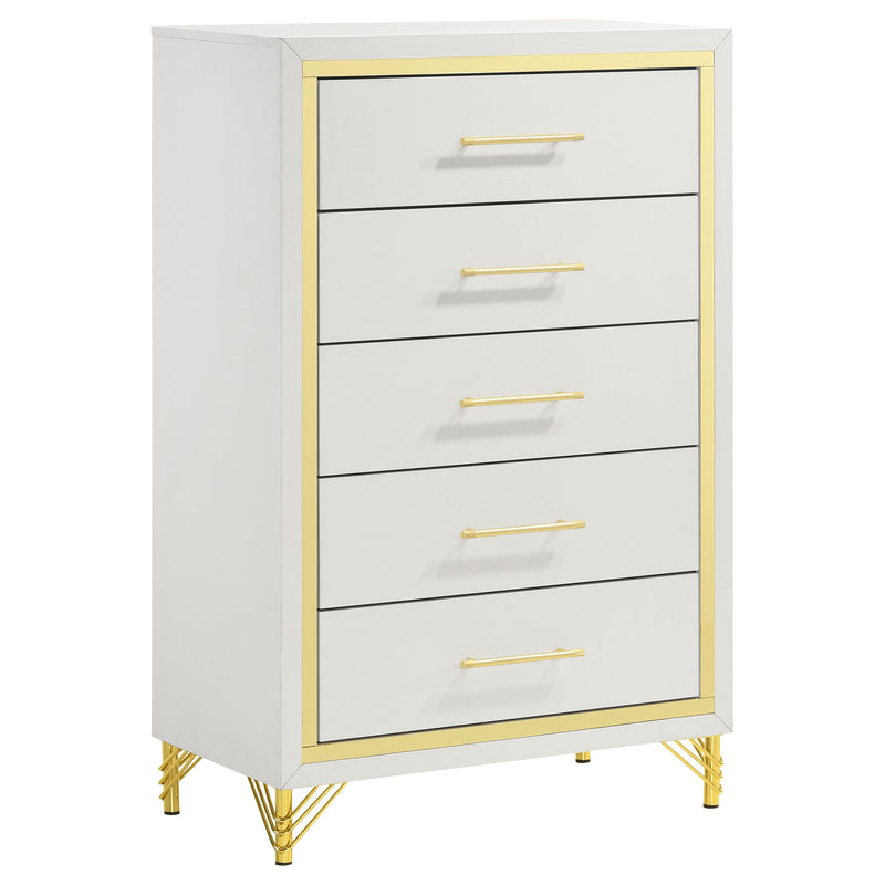 Lucia 4 & 5 Piece Bedroom Set King & Queen Beige & Grey - Town Of Bargains Furniture - NY