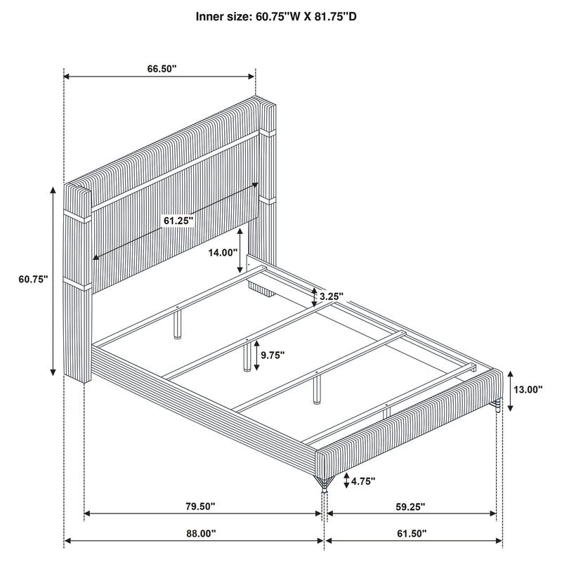 Lucia 4 Pc Bedroom Set