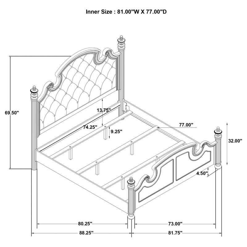 Celina Eastern King & Queen Bed - Town Of Bargains Furniture - NY