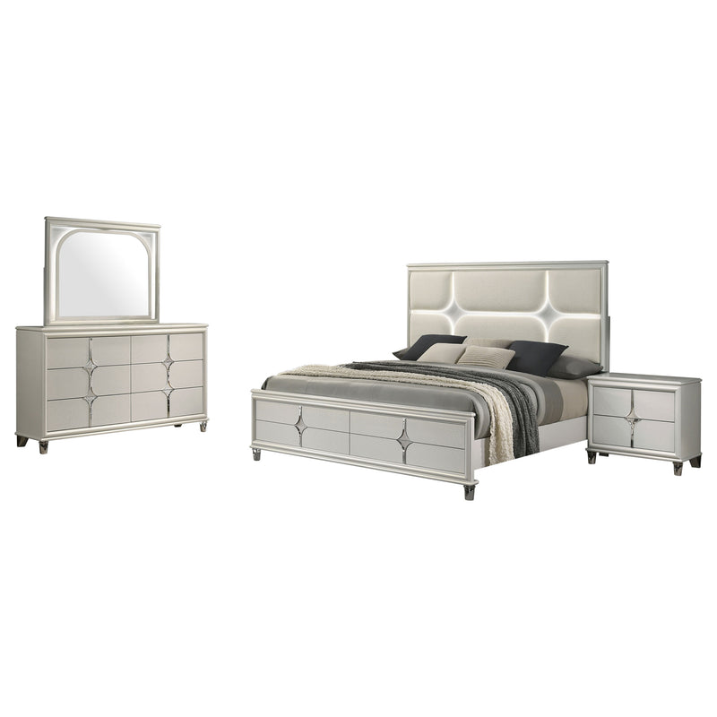 Olivia 4 & 5 Piece Bedroom Set E.King, Queen, & Cal.King - Town Of Bargains Furniture - NY