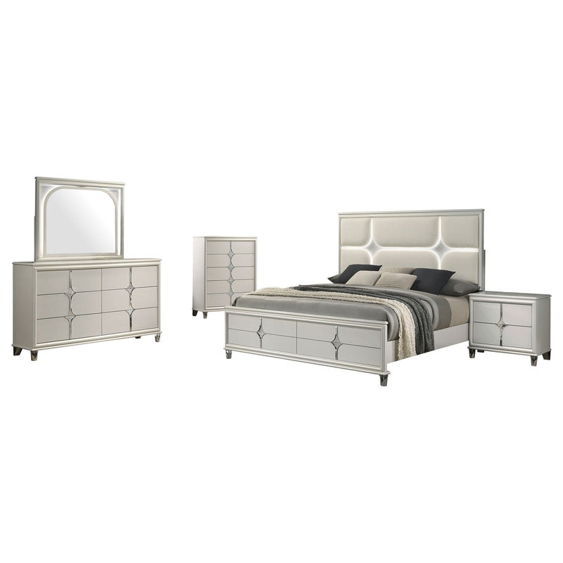 Olivia 4 & 5 Piece Bedroom Set E.King, Queen, & Cal.King - Town Of Bargains Furniture - NY