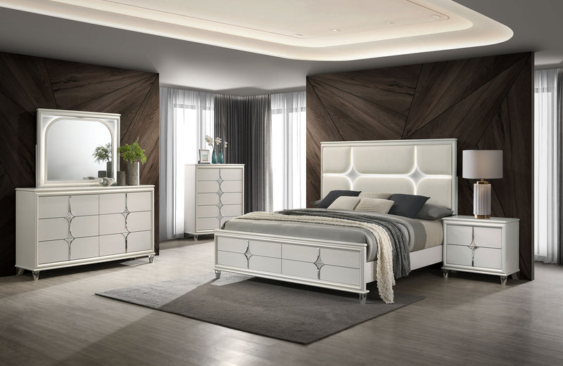 Olivia 4 & 5 Piece Bedroom Set E.King, Queen, & Cal.King - Town Of Bargains Furniture - NY