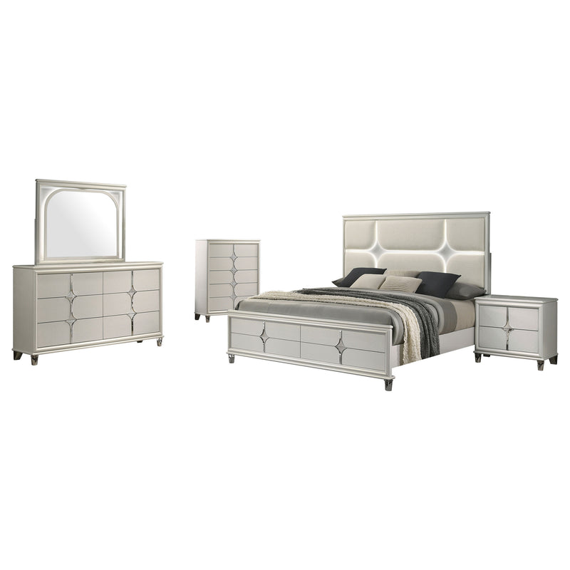 Olivia 4 & 5 Piece Bedroom Set E.King, Queen, & Cal.King - Town Of Bargains Furniture - NY