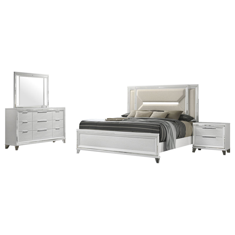 Marmore 4 & 5 Pc E.king, Cal.king, & Queen Bedroom Set - Town Of Bargains Furniture - NY