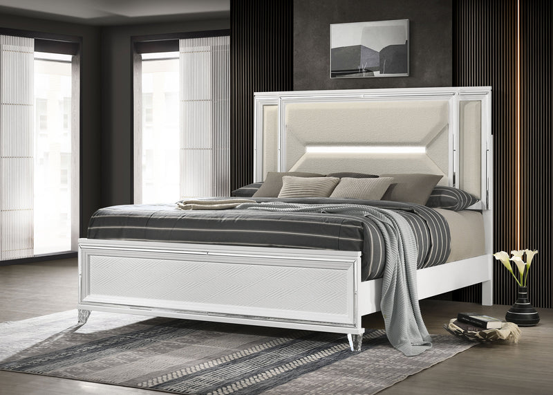 Marmore California King, E.King, & Queen Bed - Town Of Bargains Furniture - NY