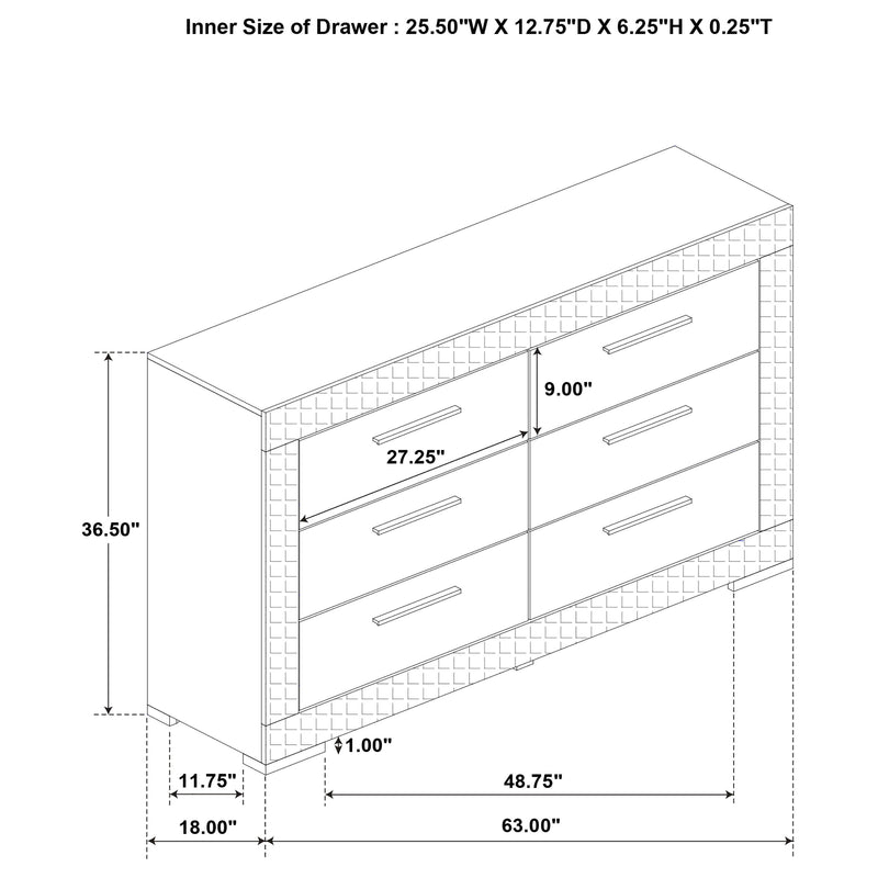 Ives 4 & 5 Piece Bedroom Set E.king & Queen White & Grey - Town Of Bargains Furniture - NY
