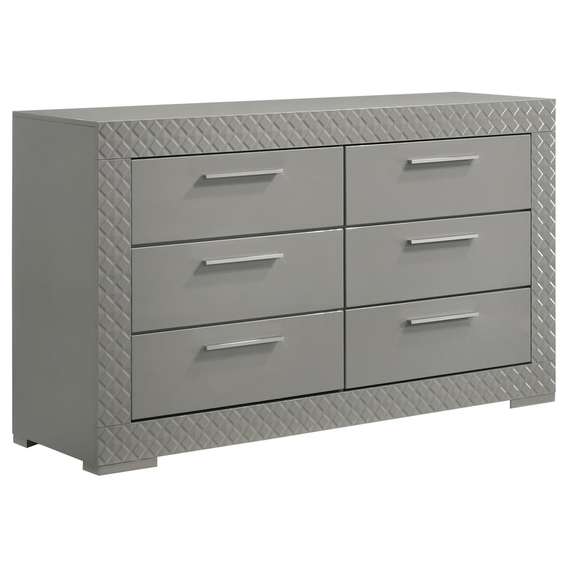 Ives 4 & 5 Piece Bedroom Set E.king & Queen White & Grey - Town Of Bargains Furniture - NY
