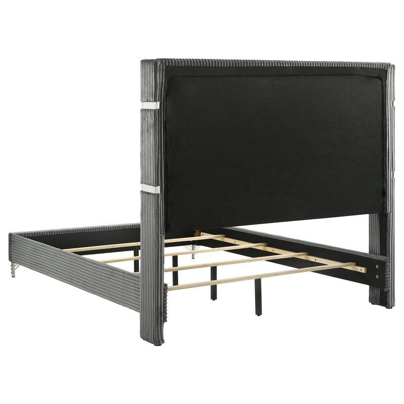 Lucia 4 & 5 Piece Bedroom Set King & Queen Beige & Grey - Town Of Bargains Furniture - NY