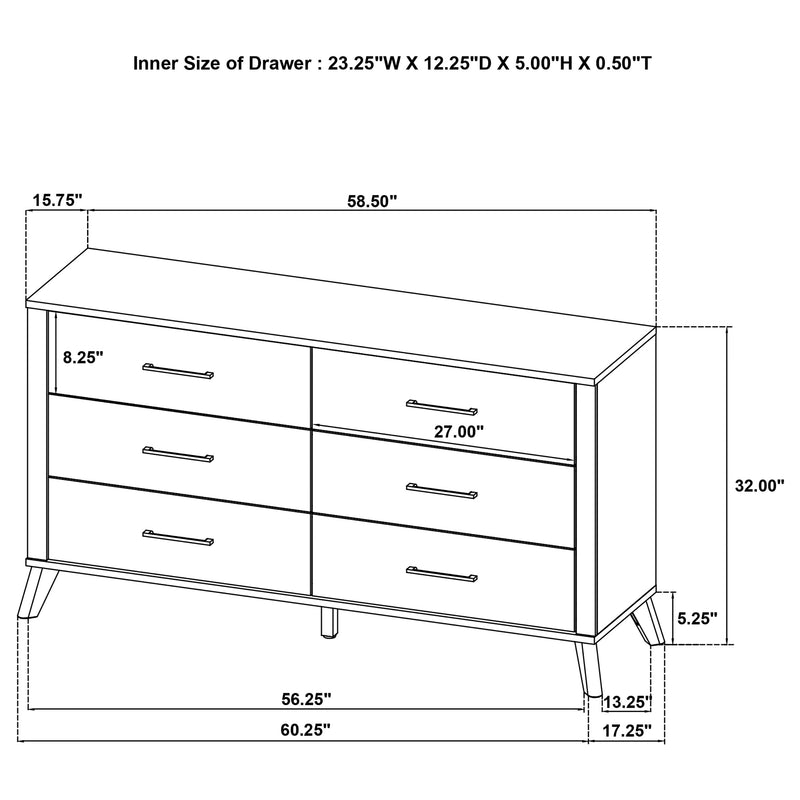 Kaywood 4 & 5 Pc Bedroom Set Full, E.King, Queen & Twin - Town Of Bargains Furniture - NY