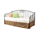 Grover Twin Metal Daybed Black - Town Of Bargains Furniture - NY