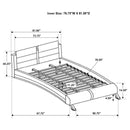 Jeremaine 5 Pc Bedroom Sets White