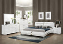 Jeremaine 4-piece Queen Bedroom Set Glossy White - Town Of Bargains Furniture - NY