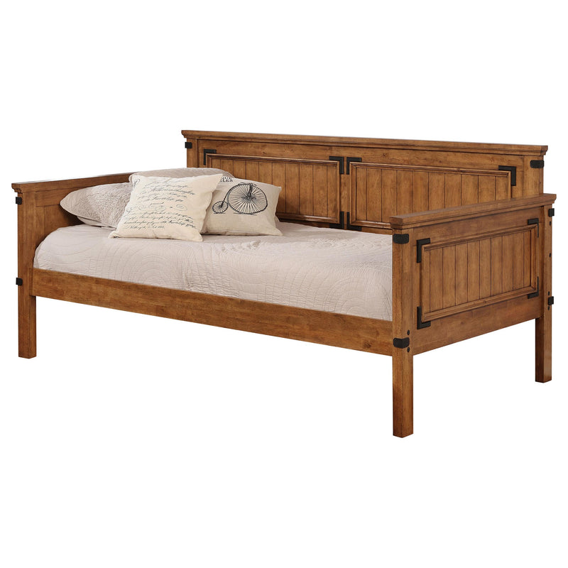 Oakdale Wood Twin Daybed with Trundle Rustic Honey - Town Of Bargains Furniture - NY