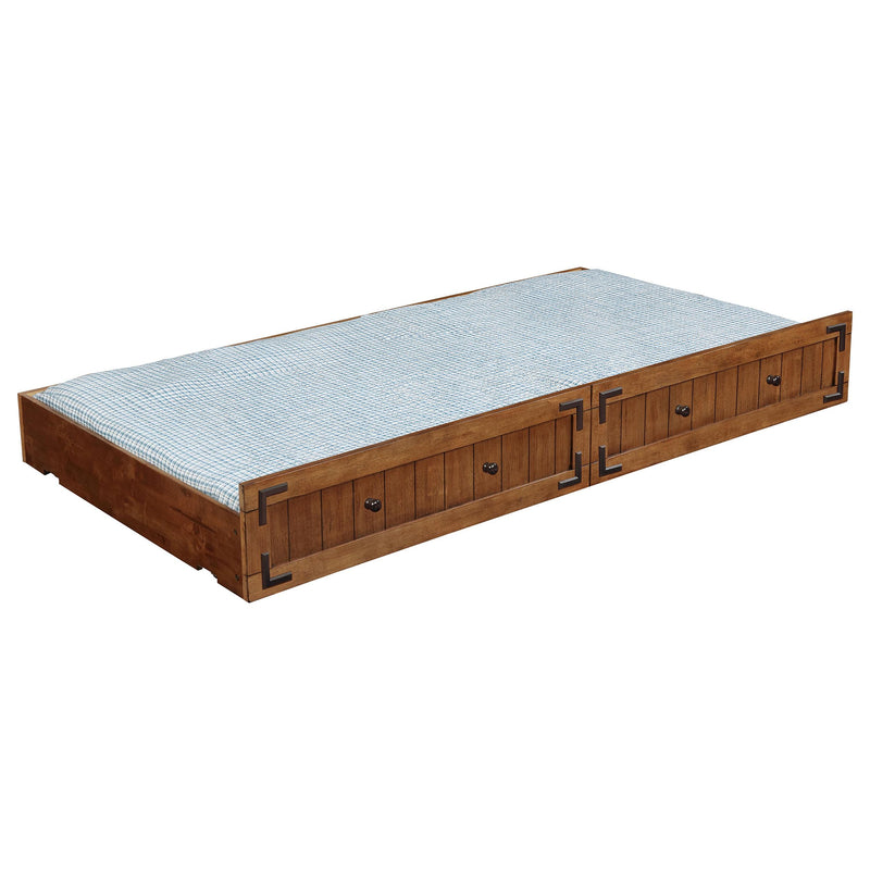 Oakdale Wood Twin Daybed with Trundle Rustic Honey - Town Of Bargains Furniture - NY