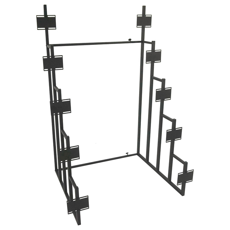Duarto 5-tier Headboard Display Rack Black - Town Of Bargains Furniture - NY